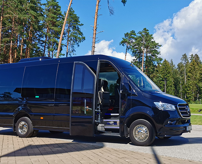 Minibus rental for up to 23 people