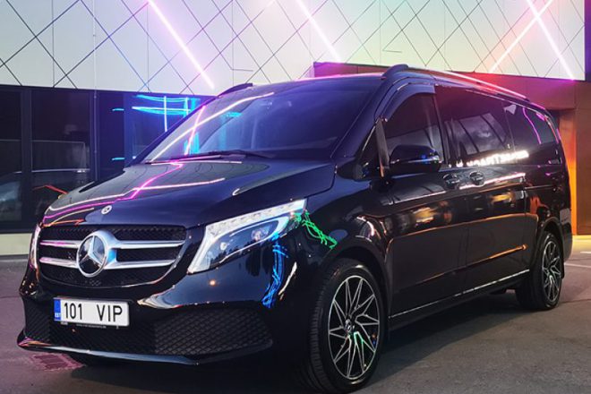Minivan rental with a driver Mercedes V-class