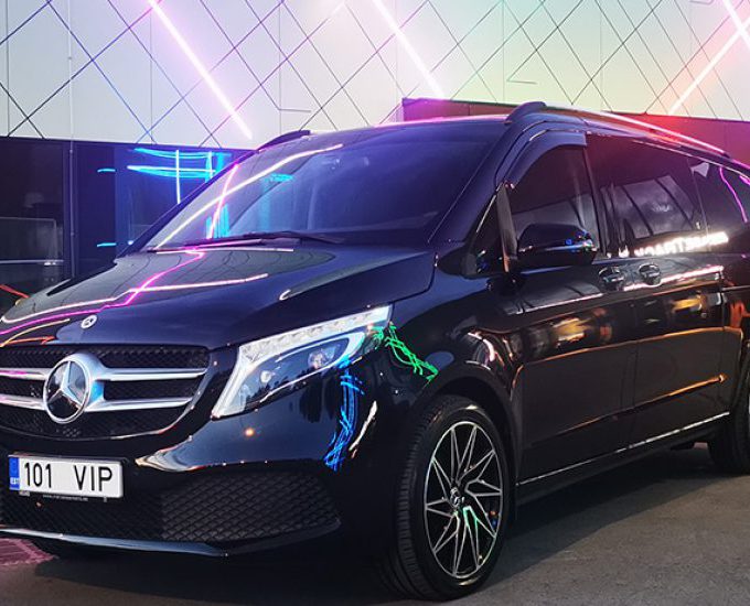 Minivan rental with a driver Mercedes V-class